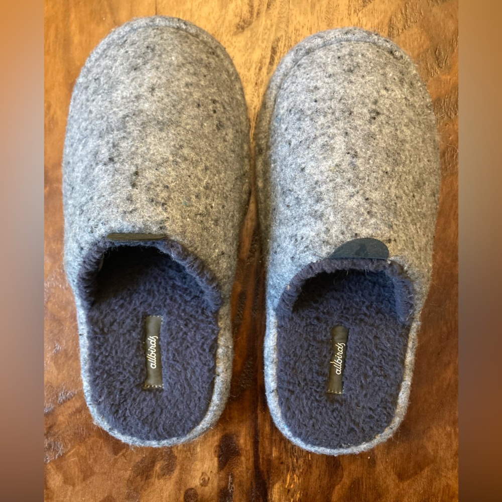 Allbirds Grey Wool Slippers